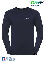 Russell He. V-Neck Strickpulli FRENCH NAVY
